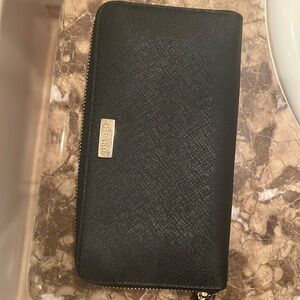 Kate Spade Saffiano leather zip around wallet